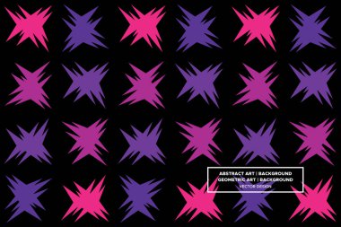 Üçgen ve Üçgen Şekiller ve Tasarımlar Mor ve Kırmızı Renkler Soyut Desenli Şekiller 