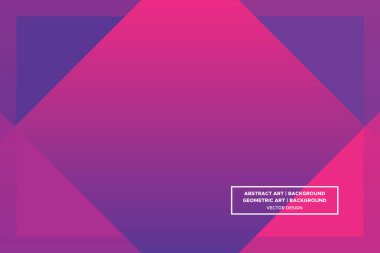 Üçgen ve Üçgen Şekiller Mor ve Kırmızı Renkler Modern Soyut Arkaplan Geometrik