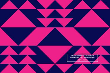 Üçgen ve Üçgen Şekiller ve Tasarımlar Mor ve Kırmızı Renkler Soyut Desenli Şekiller 