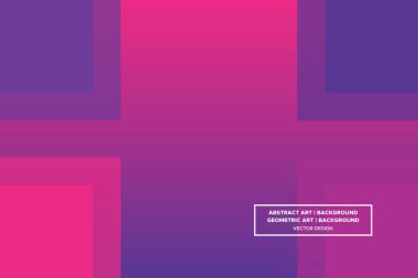 Dikdörtgen ve Dikdörtgen Şekiller Mor ve Kırmızı Renkler Modern Soyut Arkaplan Geometrik Arkaplan