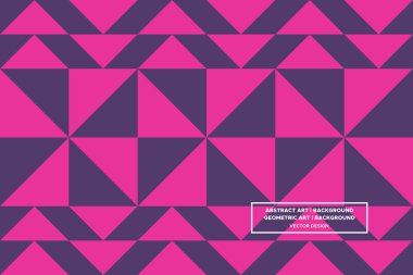 Üçgen ve Üçgen Şekiller ve Tasarımlar Mor ve Kırmızı Renkler Soyut Desenli Şekiller 