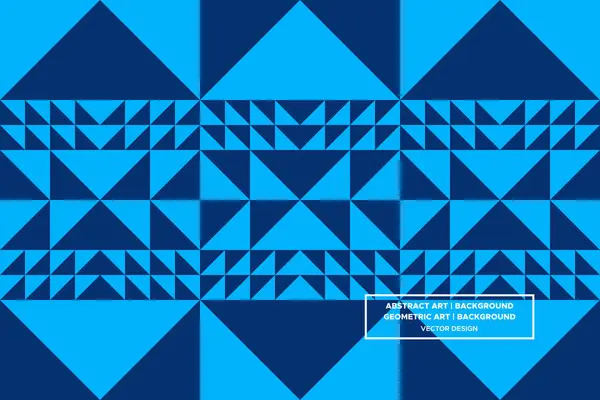 Üçgen ve Üçgen Şekiller ve Tasarımlar Mavi ve Açık Mavi Renkler Geometrik Desenler Soyut Desensiz Desenler 