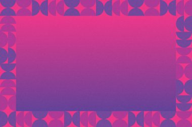 Dalgalı Eğri Dairesel ve Dairesel Şekiller ve Tasarımlar Mor ve Kırmızı Renkler Kütleli Doku Modern Soyut Arkaplan Geometrik Arkaplan