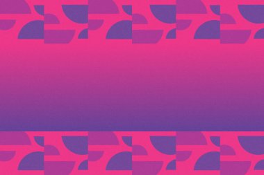 Dalgalı Eğri Dairesel ve Dairesel Şekiller ve Tasarımlar Mor ve Kırmızı Renkler Kütleli Doku Modern Soyut Arkaplan Geometrik Arkaplan