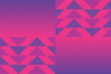 Üçgen ve Üçgen Şekiller ve Tasarımlar Mor ve Kırmızı Renkler Kütleli Doku Modern Soyut Arkaplan Geometrik Arkaplan