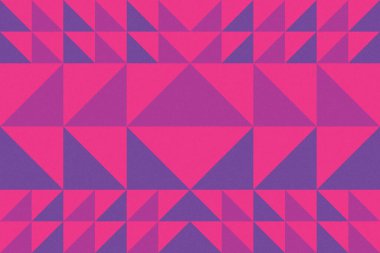 Üçgen ve Üçgen Şekiller ve Tasarımlar Mor ve Kırmızı Renkler Karıncalı Doku Geometrik Desen Soyut Düzen Geometrik Arkaplan