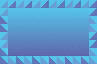 Üçgen ve Üçgen Şekiller ve Tasarımlar Mavi Renkler Taneli Doku Modern Soyut Arkaplan Geometrik Arkaplan