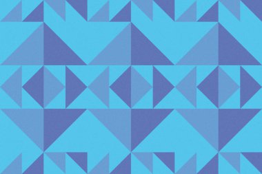 Üçgen ve Üçgen Şekiller ve Tasarımlar Mavi Renkler Karıncalı Doku Geometrik Desenli Soyut Desen Arkaplan