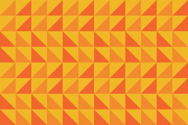 Üçgen ve Üçgen Şekiller ve Tasarımlar Turuncu ve Sarı Renkler Taneli Doku Geometrik Desen Soyut Düzen Geometrik Arkaplan