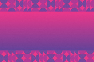 Dalgalı Eğri Dairesel ve Dairesel Şekiller ve Tasarımlar Mor ve Kırmızı Renkler Kütleli Doku Modern Soyut Arkaplan Geometrik Arkaplan