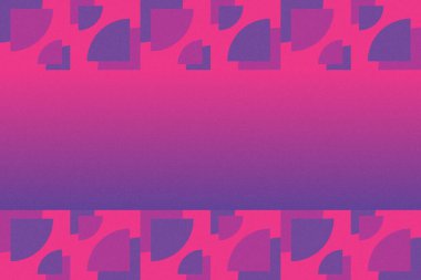 Dalgalı Eğri Dairesel ve Dairesel Şekiller ve Tasarımlar Mor ve Kırmızı Renkler Kütleli Doku Modern Soyut Arkaplan Geometrik Arkaplan