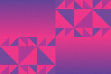 Üçgen ve Üçgen Şekiller ve Tasarımlar Mor ve Kırmızı Renkler Kütleli Doku Modern Soyut Arkaplan Geometrik Arkaplan