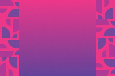 Dalgalı Eğri Dairesel ve Dairesel Şekiller ve Tasarımlar Mor ve Kırmızı Renkler Kütleli Doku Modern Soyut Arkaplan Geometrik Arkaplan