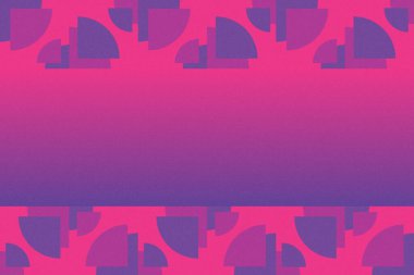 Dalgalı Eğri Dairesel ve Dairesel Şekiller ve Tasarımlar Mor ve Kırmızı Renkler Kütleli Doku Modern Soyut Arkaplan Geometrik Arkaplan