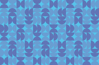 Dairesel ve Daire Şekilleri ve Tasarımları Mavi Renkler Kütleli Dokular Geometrik Desen Soyut Desensel Arkaplan
