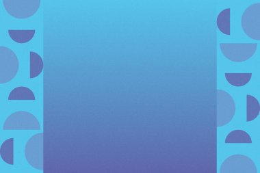 Dalgalı Eğri Dairesel ve Dairesel Şekiller ve Tasarımlar Mavi Renkler Kütleli Doku Modern Soyut Arkaplan Geometrik Arkaplan