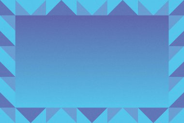 Üçgen ve Üçgen Şekiller ve Tasarımlar Mavi Renkler Taneli Doku Modern Soyut Arkaplan Geometrik Arkaplan