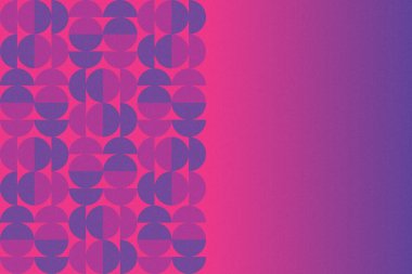 Dalgalı Eğri Dairesel ve Dairesel Şekiller ve Tasarımlar Mor ve Kırmızı Renkler Kütleli Doku Modern Soyut Arkaplan Geometrik Arkaplan