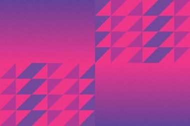 Üçgen ve Üçgen Şekiller ve Tasarımlar Mor ve Kırmızı Renkler Kütleli Doku Modern Soyut Arkaplan Geometrik Arkaplan