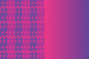 Dalgalı Eğri Dairesel ve Dairesel Şekiller ve Tasarımlar Mor ve Kırmızı Renkler Kütleli Doku Modern Soyut Arkaplan Geometrik Arkaplan