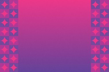 Dalgalı Eğri Dairesel ve Dairesel Şekiller ve Tasarımlar Mor ve Kırmızı Renkler Kütleli Doku Modern Soyut Arkaplan Geometrik Arkaplan