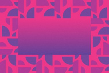 Dalgalı Eğri Dairesel ve Dairesel Şekiller ve Tasarımlar Mor ve Kırmızı Renkler Kütleli Doku Modern Soyut Arkaplan Geometrik Arkaplan