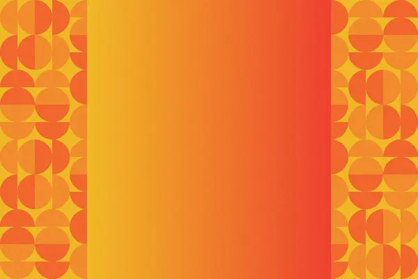 Dalgalı Eğri Dairesel ve Dairesel Şekiller ve Tasarımlar Turuncu ve Sarı Renkler Karıncalı Doku Modern Soyut Arkaplan Geometrik Arkaplan