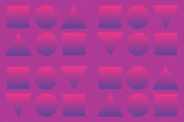 Çember ve Üçgen Şekiller ve Tasarımlar Mor ve Kırmızı Renkler Kütleli Doku Modern Soyut Arkaplan Geometrik Arkaplan