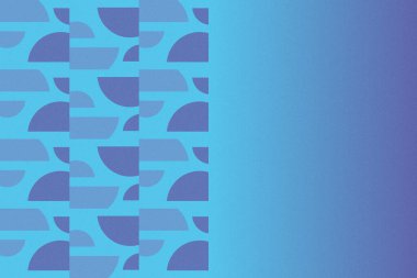 Dalgalı Eğri Dairesel ve Dairesel Şekiller ve Tasarımlar Mavi Renkler Kütleli Doku Modern Soyut Arkaplan Geometrik Arkaplan