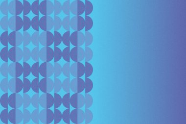 Dalgalı Eğri Dairesel ve Dairesel Şekiller ve Tasarımlar Mavi Renkler Kütleli Doku Modern Soyut Arkaplan Geometrik Arkaplan