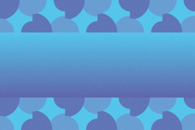 Dalgalı Eğri Dairesel ve Dairesel Şekiller ve Tasarımlar Mavi Renkler Kütleli Doku Modern Soyut Arkaplan Geometrik Arkaplan