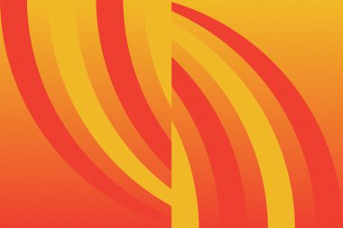 Dalgalı Eğri Dairesel ve Dairesel Şekiller ve Tasarımlar Turuncu ve Sarı Renkler Karıncalı Doku Modern Soyut Arkaplan Geometrik Arkaplan