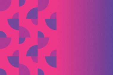 Dalgalı Eğri Dairesel ve Dairesel Şekiller ve Tasarımlar Mor ve Kırmızı Renkler Kütleli Doku Modern Soyut Arkaplan Geometrik Arkaplan