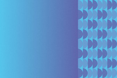 Dalgalı Eğri Dairesel ve Dairesel Şekiller ve Tasarımlar Mavi Renkler Kütleli Doku Modern Soyut Arkaplan Geometrik Arkaplan