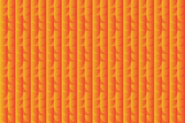 Dalgalı Eğri Dairesel ve Dairesel Şekiller ve Tasarımlar Turuncu ve Sarı Renkler Karıncalı Doku Modern Soyut Arkaplan Geometrik Arkaplan