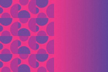 Dalgalı Eğri Dairesel ve Dairesel Şekiller ve Tasarımlar Mor ve Kırmızı Renkler Kütleli Doku Modern Soyut Arkaplan Geometrik Arkaplan