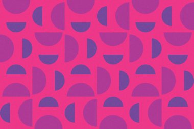 Dalgalı Eğri Dairesel ve Dairesel Şekiller ve Tasarımlar Mor ve Kırmızı Renkler Kütleli Doku Modern Soyut Arkaplan Geometrik Arkaplan