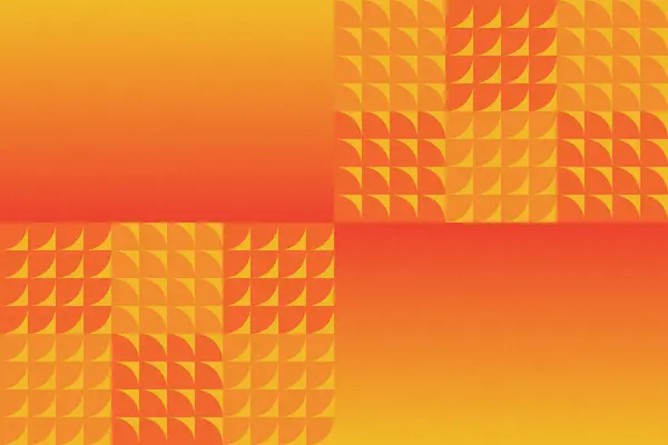 Dalgalı Eğri Dairesel ve Dairesel Şekiller ve Tasarımlar Turuncu ve Sarı Renkler Karıncalı Doku Modern Soyut Arkaplan Geometrik Arkaplan