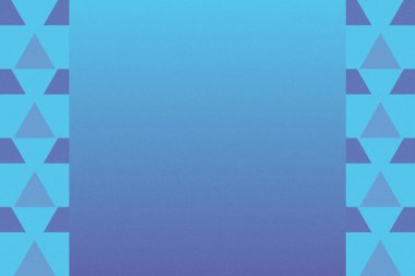 Üçgen ve Üçgen Şekiller ve Tasarımlar Mavi Renkler Taneli Doku Modern Soyut Arkaplan Geometrik Arkaplan