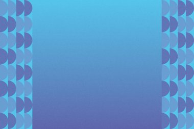 Dalgalı Eğri Dairesel ve Dairesel Şekiller ve Tasarımlar Mavi Renkler Kütleli Doku Modern Soyut Arkaplan Geometrik Arkaplan