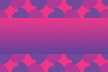 Dalgalı Eğri Dairesel ve Dairesel Şekiller ve Tasarımlar Mor ve Kırmızı Renkler Kütleli Doku Modern Soyut Arkaplan Geometrik Arkaplan