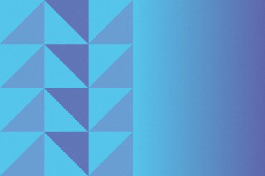 Üçgen ve Üçgen Şekiller ve Tasarımlar Mavi Renkler Taneli Doku Modern Soyut Arkaplan Geometrik Arkaplan