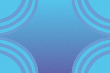 Dalgalı Eğri Dairesel ve Dairesel Şekiller ve Tasarımlar Mavi Renkler Kütleli Doku Modern Soyut Arkaplan Geometrik Arkaplan