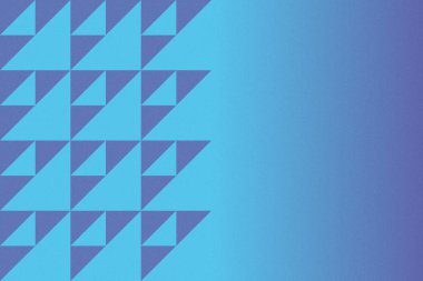 Üçgen ve Üçgen Şekiller ve Tasarımlar Mavi Renkler Taneli Doku Modern Soyut Arkaplan Geometrik Arkaplan