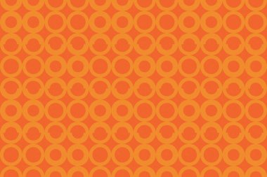 Dalgalı Eğri Dairesel ve Dairesel Şekiller ve Tasarımlar Turuncu ve Sarı Renkler Karıncalı Doku Modern Soyut Arkaplan Geometrik Arkaplan