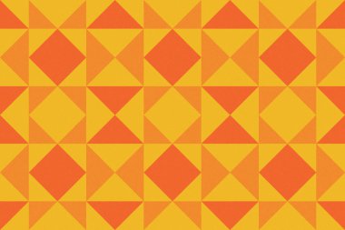 Üçgen ve Üçgen Şekiller ve Tasarımlar Turuncu ve Sarı Renkler Taneli Doku Modern Soyut Arkaplan Geometrik Arkaplan