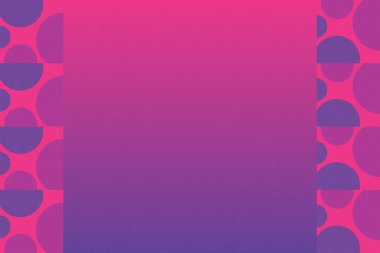 Dalgalı Eğri Dairesel ve Dairesel Şekiller ve Tasarımlar Mor ve Kırmızı Renkler Kütleli Doku Modern Soyut Arkaplan Geometrik Arkaplan