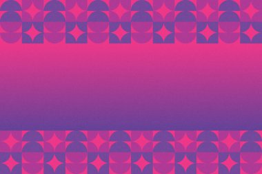 Dalgalı Eğri Dairesel ve Dairesel Şekiller ve Tasarımlar Mor ve Kırmızı Renkler Kütleli Doku Modern Soyut Arkaplan Geometrik Arkaplan