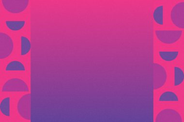 Dalgalı Eğri Dairesel ve Dairesel Şekiller ve Tasarımlar Mor ve Kırmızı Renkler Kütleli Doku Modern Soyut Arkaplan Geometrik Arkaplan