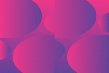 Dalgalı Eğri Dairesel ve Dairesel Şekiller ve Tasarımlar Mor ve Kırmızı Renkler Kütleli Doku Modern Soyut Arkaplan Geometrik Arkaplan